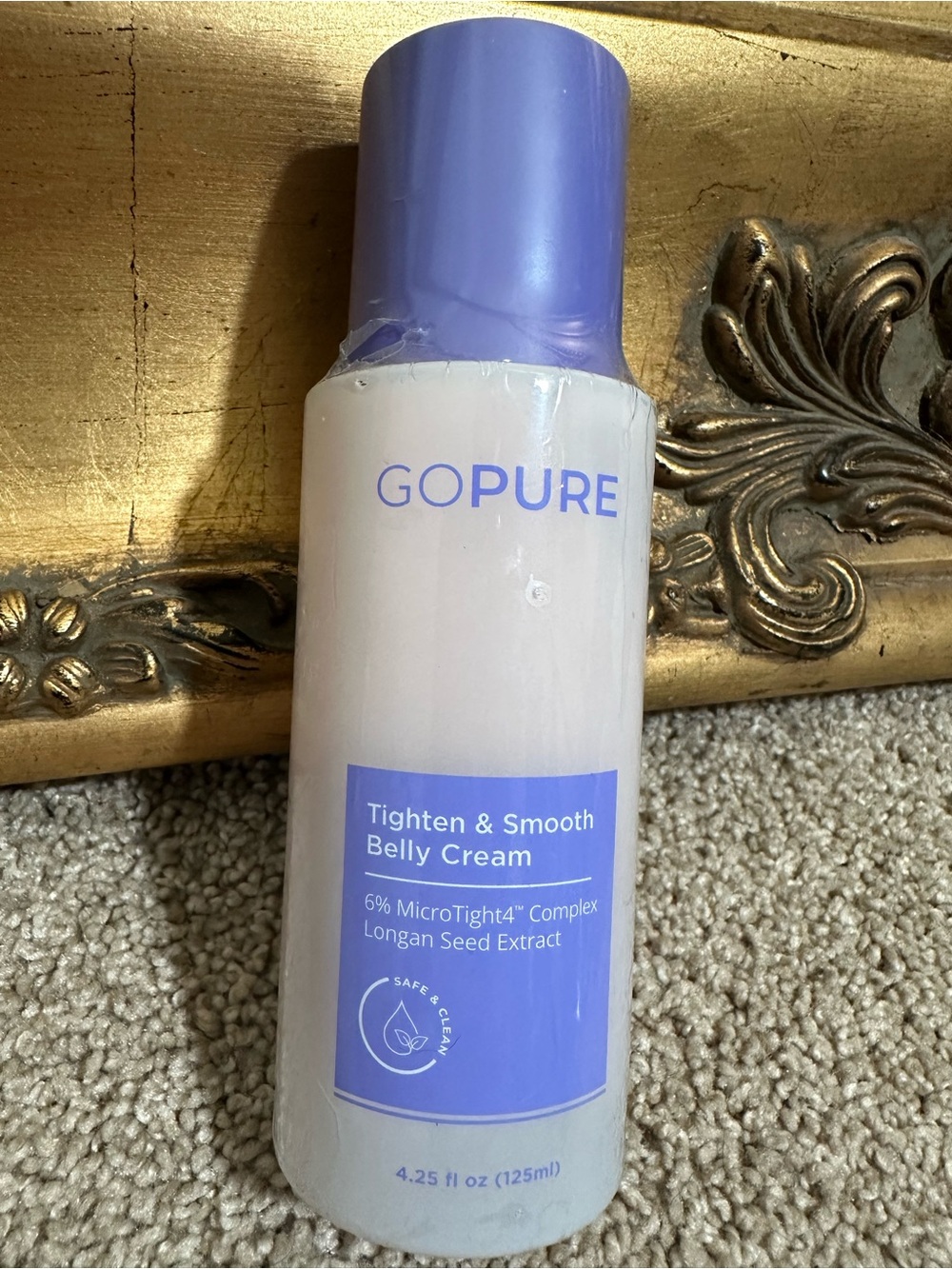 NWT goPURE Tighten & Smooth Belly Cream 4.25 fl oz $39.99